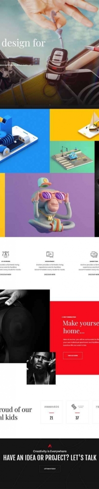 html5创意的三维动画游戏公司网站模板
